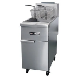 45-50 LB. GAS FRYER WITH STAINLESS STEEL POT 15