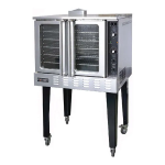 FULL SIZE SINGLE DECK ELECTRIC CONVECTION OVEN WITH CASTERS 39