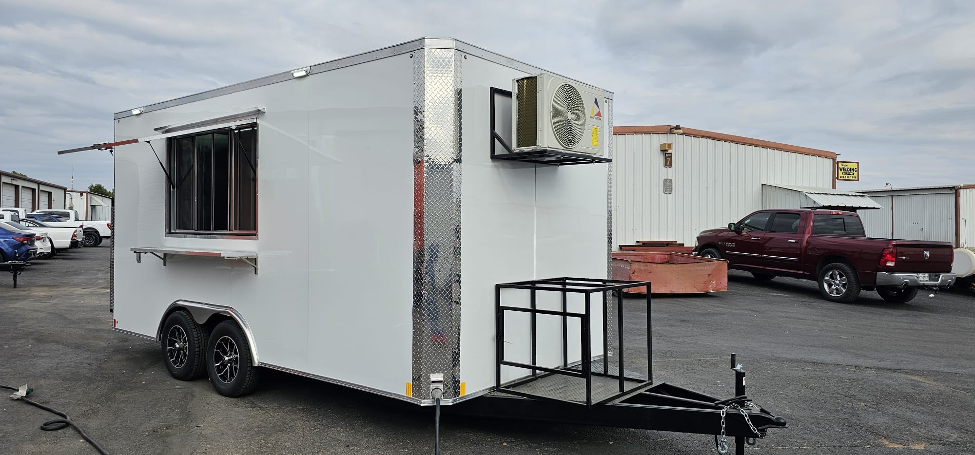 custom food trailers for sale