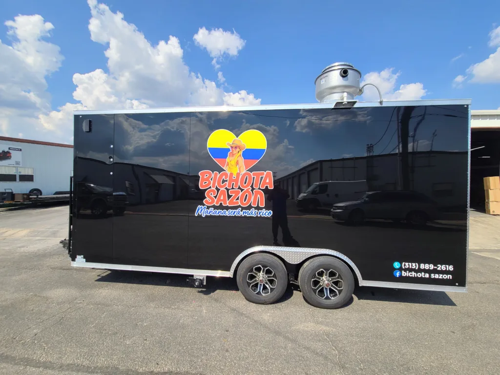 black food trailer